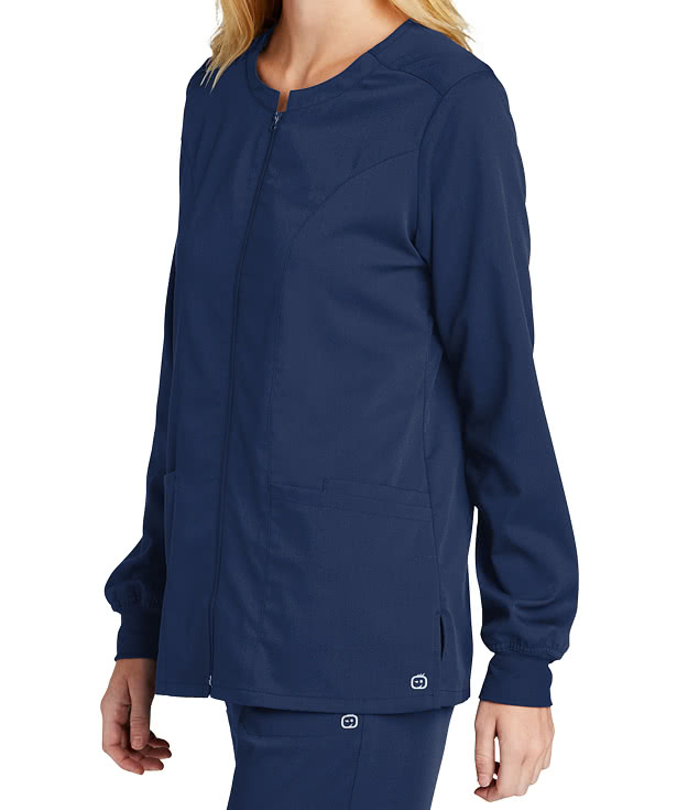 Wink Women's Premiere Flex Stretch Full-Zip Scrub Jacket