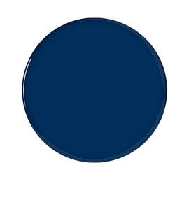 Full Color 1" Round Laminated Plastic Lapel Pin - Color: Navy