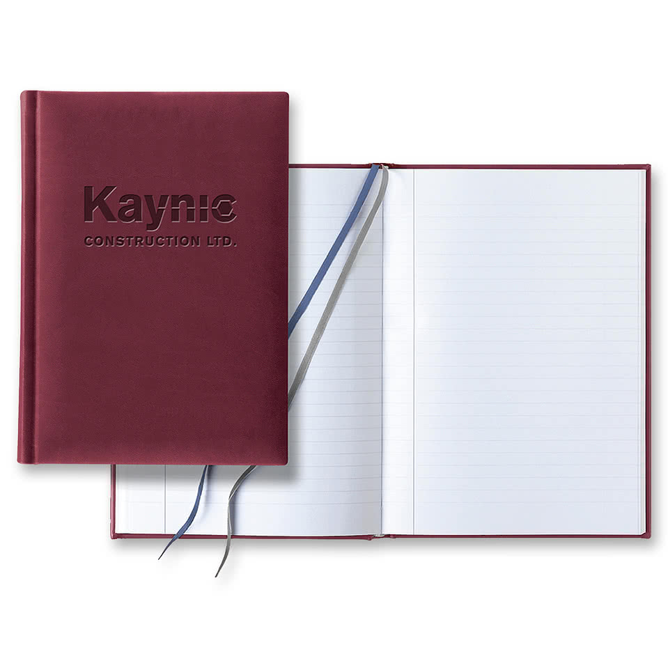 Castelli Debossed Tucson Grande Lined Hard Cover Notebook