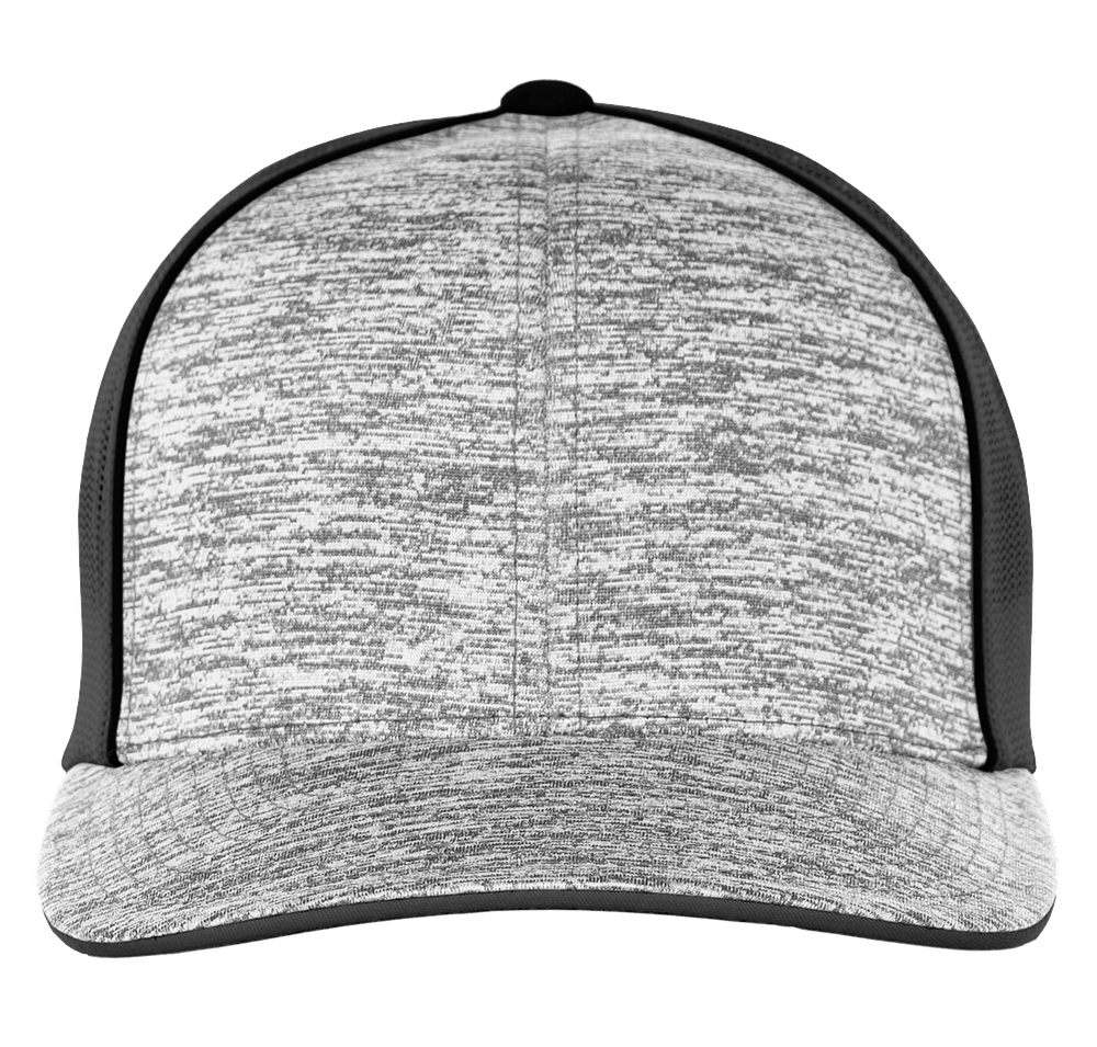 Pacific Headwear Aggressive Heather Trucker Hat-default