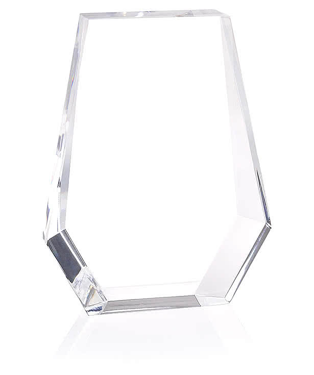 Laser Engraved Acrylic Shield Award
