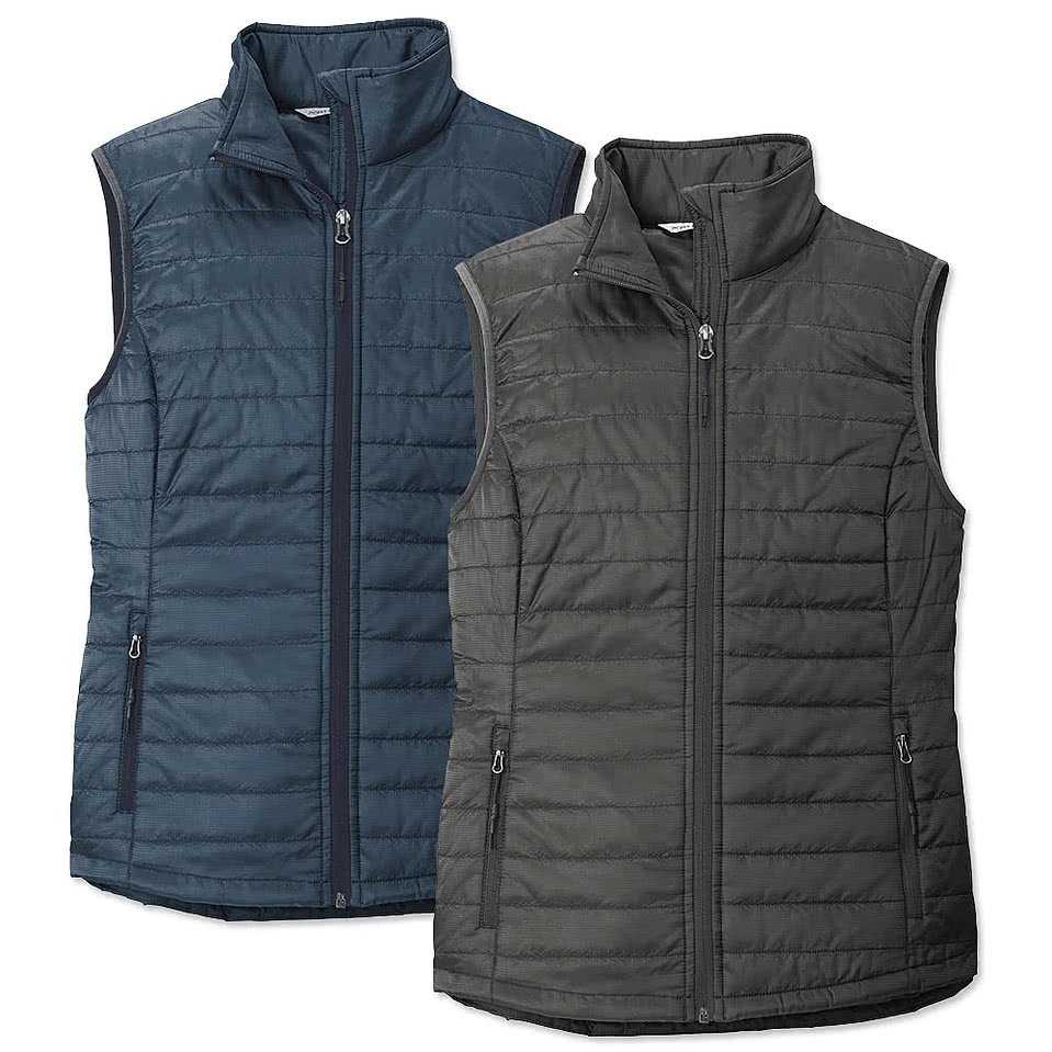 Port Authority Women's Packable Puffy Insulated Vest - Printed