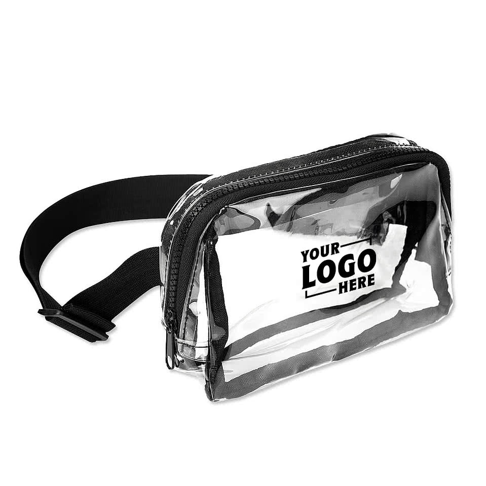 Anywhere Adjustable Clear Fanny Pack