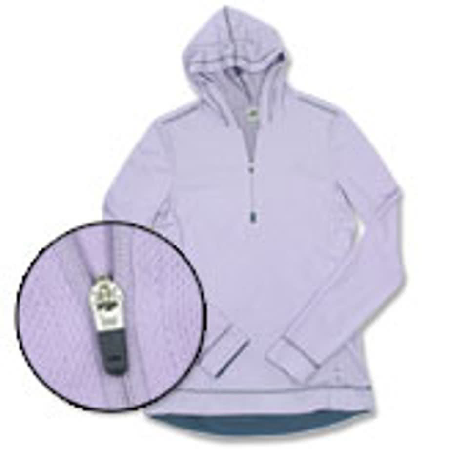 Alo Ladies Long Sleeve Half Zip Hoody