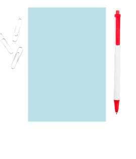 3M Post-it® Note- 4" x 6" - 50 sheets/pad - Color: Recycled Sky Blue