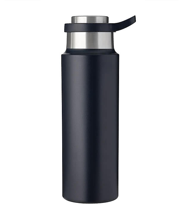 22 oz. Harriton Insulated Water Bottle With Push-Lock Lid