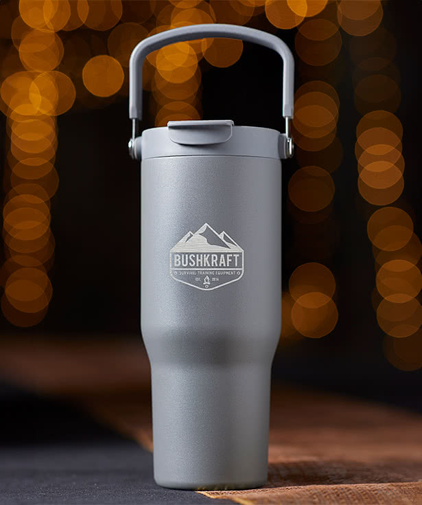 Laser Engraved 30 oz. Carnival Stainless Steel Insulated Sip Or Swig Tumbler