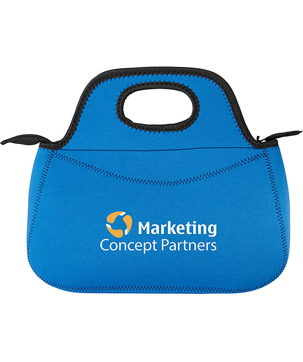 Zippered Neoprene 7 Can Cooler Tote Bag