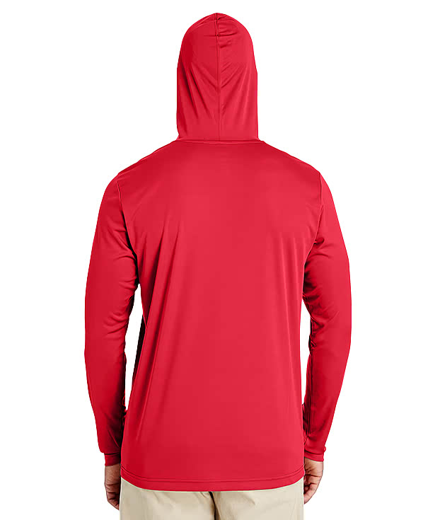 Team 365 Zone Hooded Long Sleeve Performance Shirt