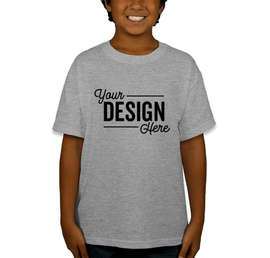 Canada - Gildan Youth DryBlend 50/50 T-shirt - Color: Sports Grey