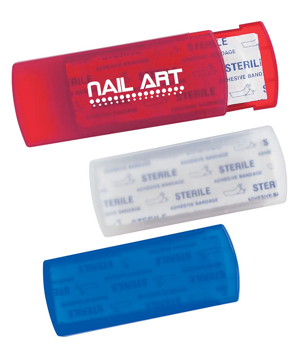 Latex-Free Adhesive Bandages in Plastic Case