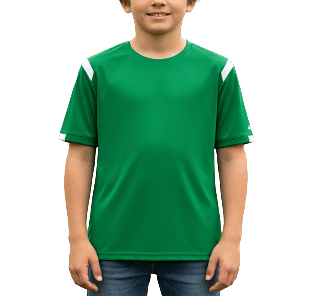 Badger Youth On The Rise Sport Paneled Performance Shirt-default