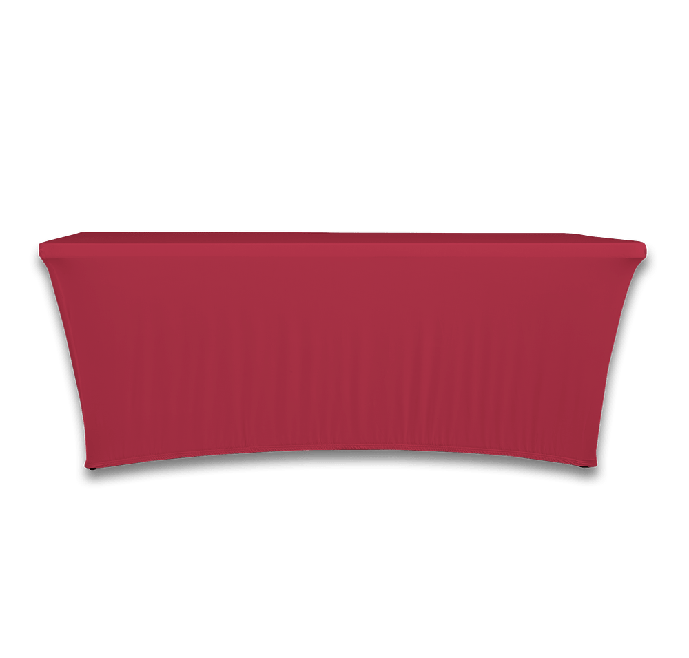 Full Color 8' Ultrafit Curve Open-Back Stretch Tablecloth-default