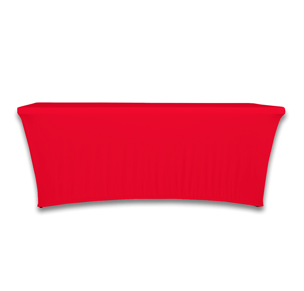 Full Color 8' Ultrafit Curve Open-Back Stretch Tablecloth-default