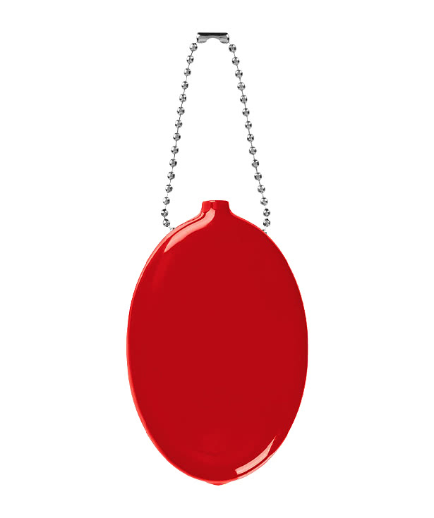 Full Color Old School Squeeze Coin Pouch Keychain