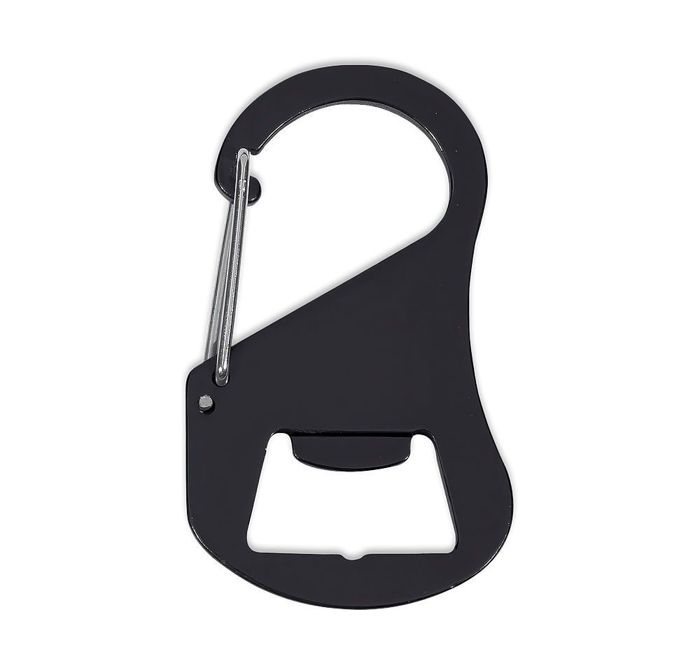 Laser Engraved Carabiner Bottle Opener-default