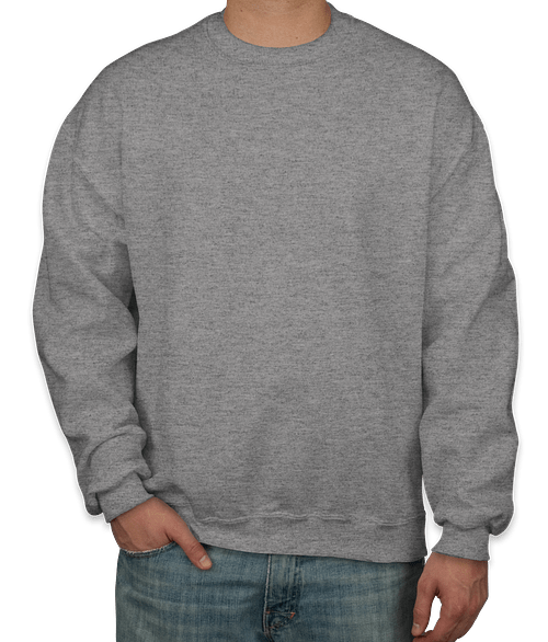 Jerzees Super Sweats 50/50 Crewneck Sweatshirt in Oxford