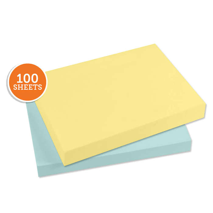  Custom 4x3 Post-It Notes - 6 Pads of 50 Sheets - Printed in  The USA : Office Products