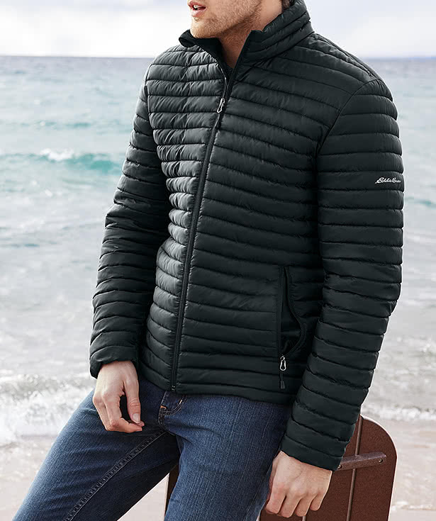 Custom Eddie Bauer Quilted Insulated Jacket - Design