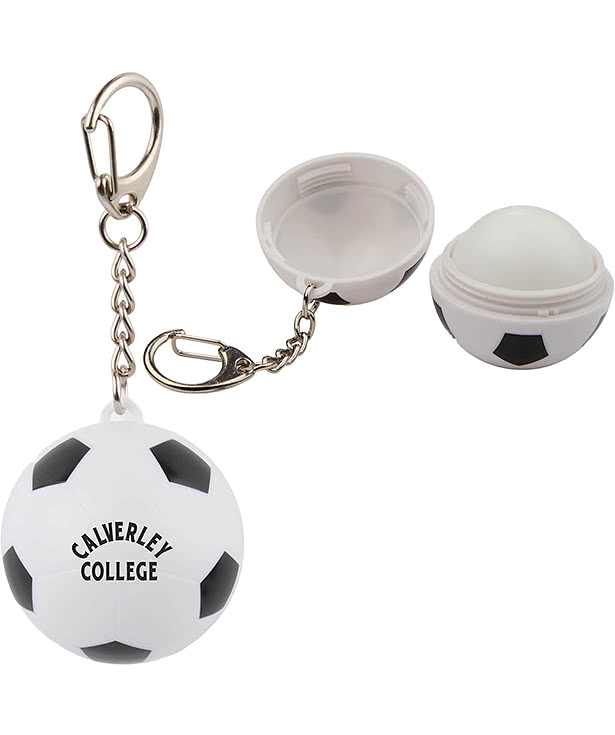 Soccer SPF 15 Lip Balm with Keychain