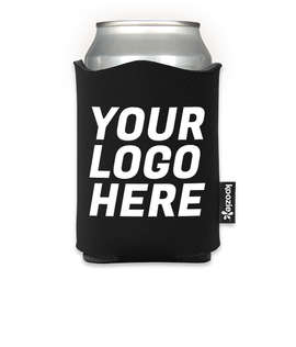KOOZIE® Fancy Edge Can Kooler - Color: Black