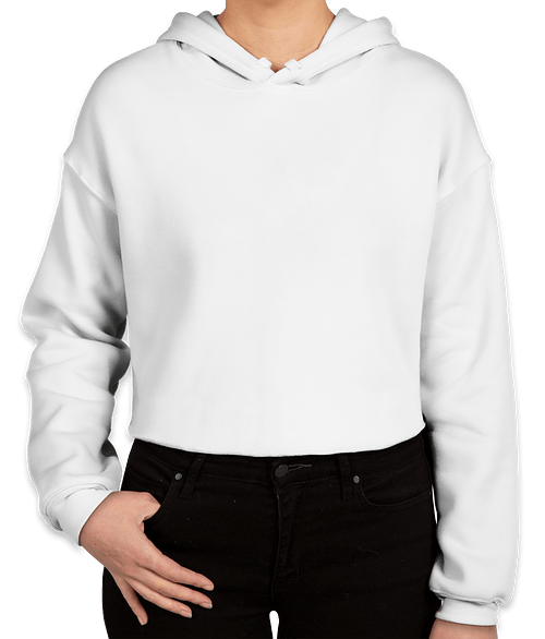 Womens Hoodie Sweater Black and White Background Acrylic Painting Crop Top Sweatshirt Lumbar Sweatshirt Cropped Hoodie