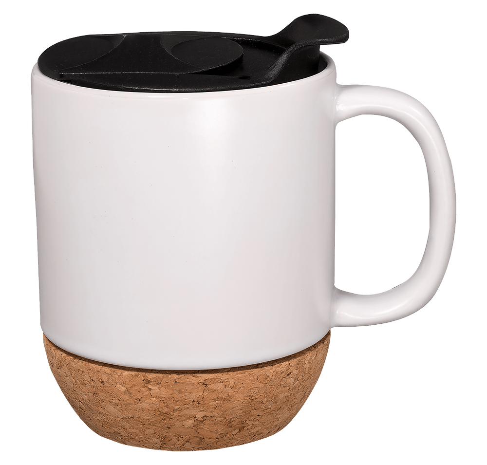 14 oz Ceramic Mug With Cork Base-default