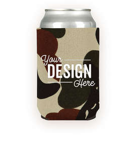Foldable Neoprene Can Cooler - Color: Spring Camo