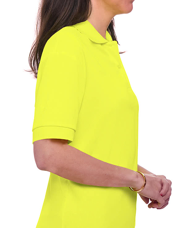 Blue Generation Women's Hi-Visibility Performance Pique Polo - Embroidered