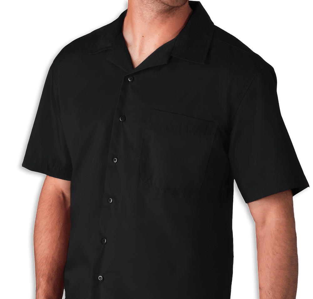 Blue Generation Poplin Short Sleeve Camp Shirt - Printed-default