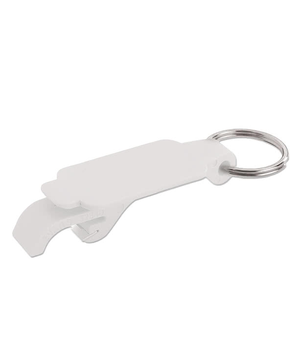 Rectangular Stainless Steel Beverage Wrench Keychain