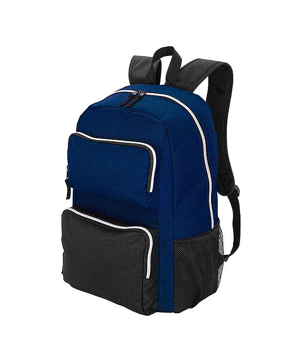 Full Color Recycled Double-Pocket Computer Backpack
