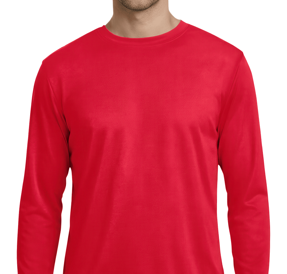 Blue Generation Value BLU-X-DRI Long Sleeve Performance Shirt-default