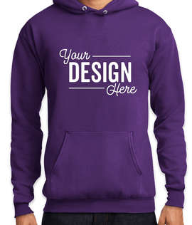 Port & Company Core Pullover Hoodie - Color: Team Purple