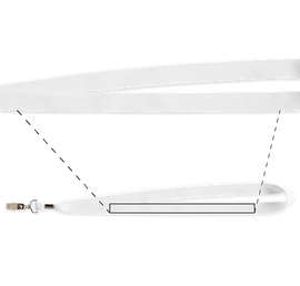 Lanyard with Bulldog Clip - Color: White