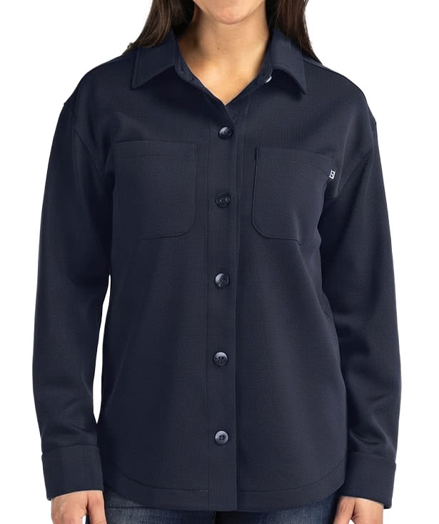 Cutter & Buck Women's Roam Recycled Shirt Jacket 