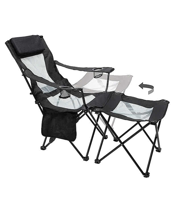 2-in-1 Mesh Adirondack Chair and Table