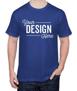 American Apparel USA-Made Jersey T-shirt - Color: Lapis