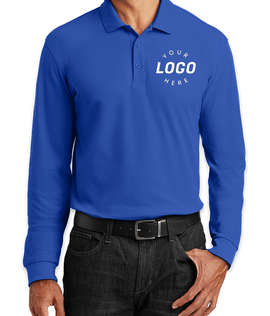 Port Authority Lightweight Classic Pique Long Sleeve Polo
