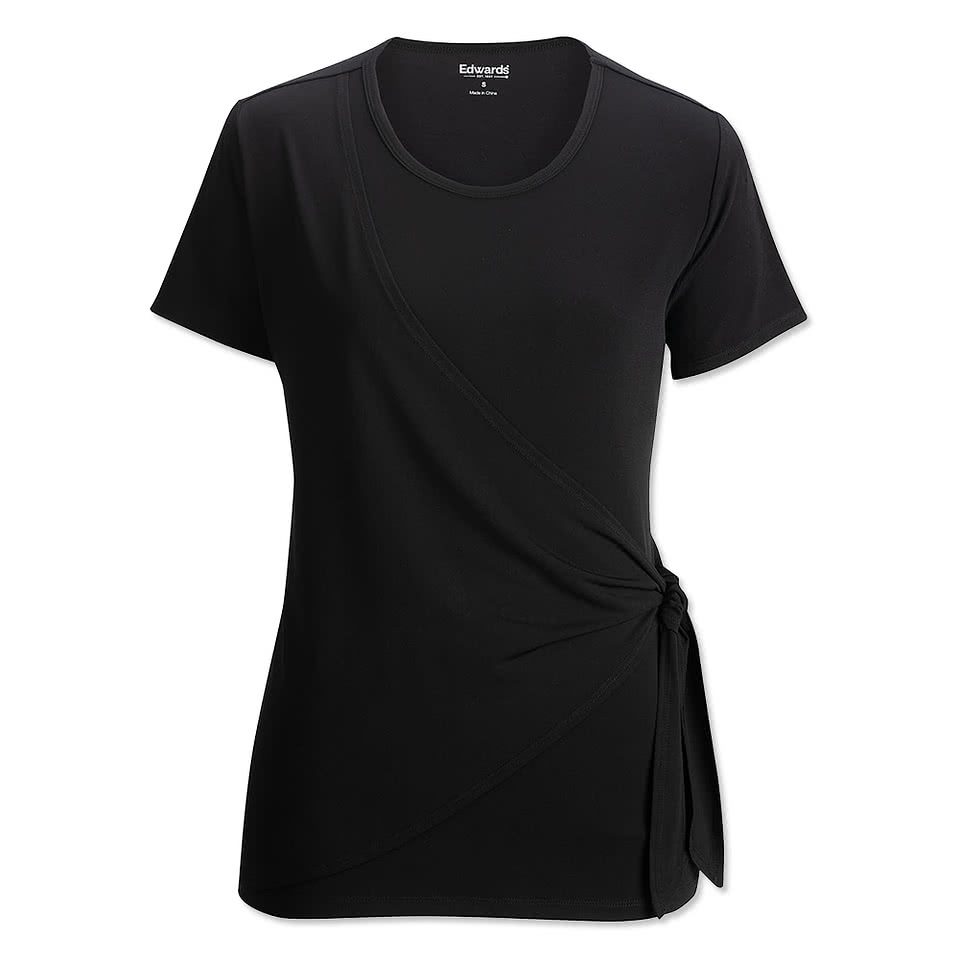 Edwards Women’s Recycled Soft Easy Care Wrap Blouse