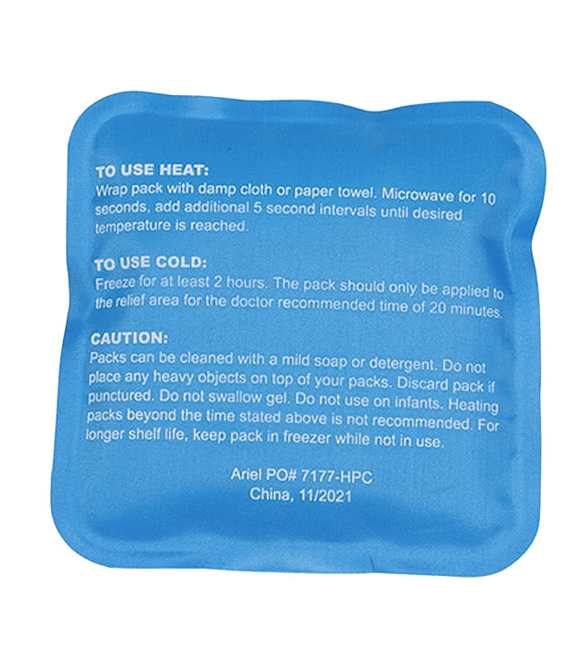 Square Nylon-Covered Hot/Cold Pack