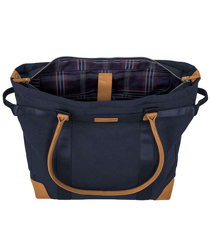 Brooks Brothers Wells Cotton Canvas Computer Tote Bag