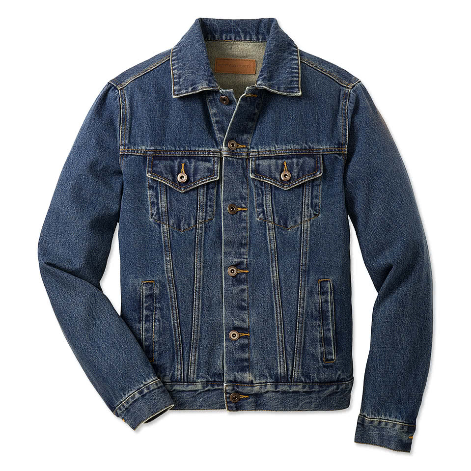 Port Authority Garment Washed Indigo Denim Jacket