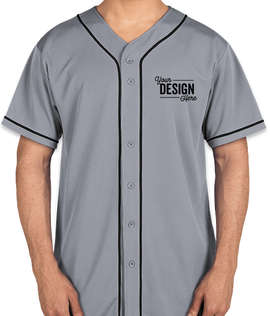 Augusta Wicking Mesh Contrast Trim Baseball Jersey
