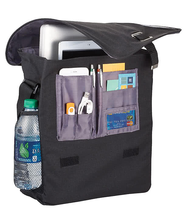 Gridlock Vertical 15" Computer Messenger Bag