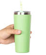 24 oz. Colma Stainless Steel Insulated Tumbler with Straw