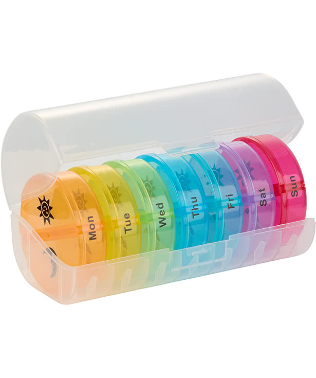 7 Day Recycled Travel Pill Organizer