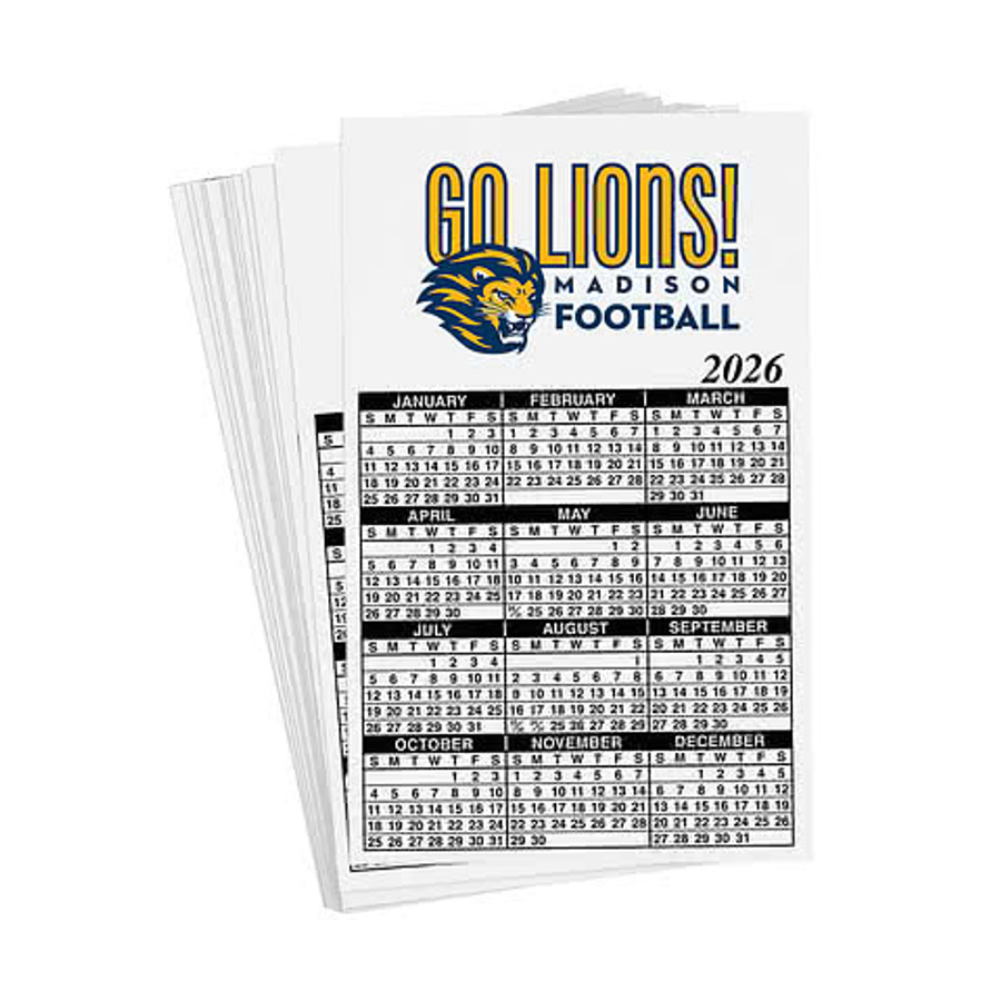 Full Color Calendar Magnet - .036" in Athletic Gold