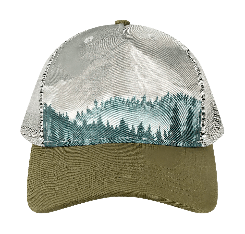 Locale Five Panel Snapback Trucker Hat-default