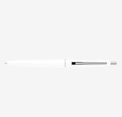 Clic Silver Trim Ballpoint Pen (black ink)-default